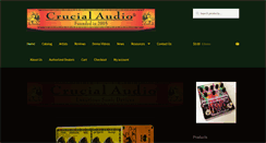 Desktop Screenshot of crucialaudio.com